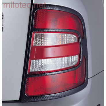 Milotec Rücklichtabdeckungen (Masken) – ABS Carbon, Škoda Fabia I Combi/Limousine