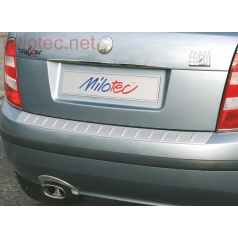 Fünfte Türschwelle mit Vorsprüngen, ABS-Silber, Škoda Fabia I Limousine