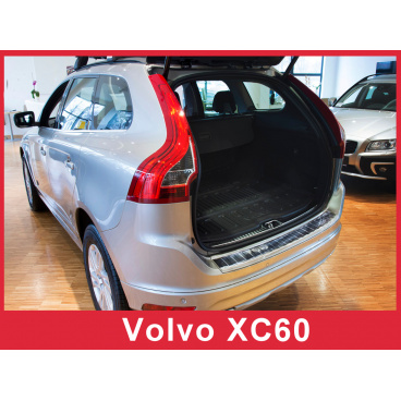 Edelstahlabdeckung - Schwellenschutz für die hintere Stoßstange Volvo XC60 2013-17