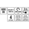 Elektrisches Gebläse 600W