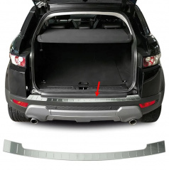 Polierte Edelstahlabdeckung der Oberkante der hinteren Stoßstange Range Rover Evoque 2011-2018