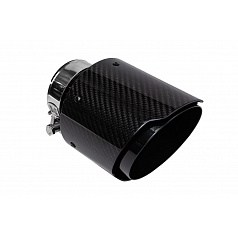 Endrohr 114mm Eingang 70mm Carbon Gloss