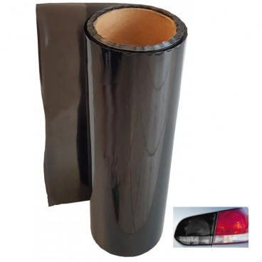 Transparente Folie - rauchig dunkel 100x30 cm Transparente Folie - rauchig dunkel 100x30 cm