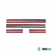 Einstiegsleisten aus Edelstahl Omtec Dacia Duster 2010+ (Duster-Logo)