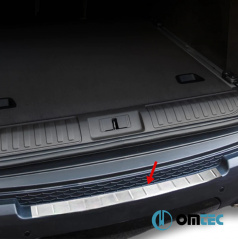Polierte Edelstahlabdeckung der Oberkante der hinteren Stoßstange Range Rover Sport II 2014+