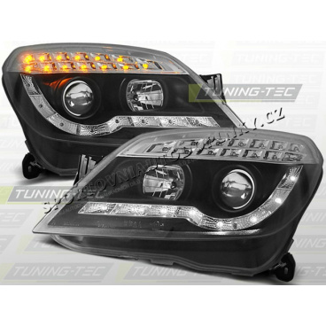 OPEL ASTRA H 2004-09 FRONT CLEAR LIGHTS DAYLIGHT LED BLACK OPEL ASTRA H 2004-09 FRONT CLEAR LIGHTS DAYLIGHT LED BLACK
