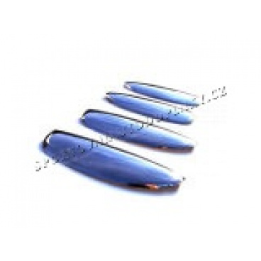 Renault Clio II 98-01 4D, Megane I 96-01 - Edelstahl-Chrom-Kurbelabdeckungen OMSA LINE Tuning Renault Clio II 98-01 4D, Megane I 96-01 - Edelstahl-Chrom-Kurbelabdeckungen OMSA LINE Tuning