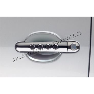 Türgriffabdeckungen - klein, 2er-Set, ABS - Mattchrom-Design, Roomster • Citigo Türgriffabdeckungen - klein, 2er-Set, ABS - Mattchrom-Design, Roomster • Citigo