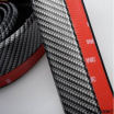 Universelle flexible Unterlippe mit schwarzem Carbonmuster