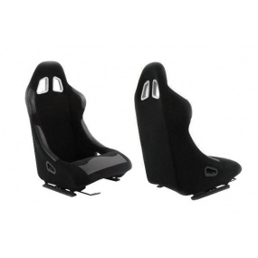 Sporthartschale A1 RACING RACE PLUS aus schwarzem Velours