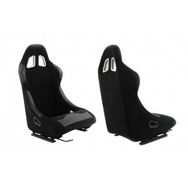 Sporthartschale A1 RACING RACE PLUS aus schwarzem Velours