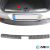 Bodenschutzplatte aus Edelstahl für die Innenkante des Laderaums Omtec VW Tiguan 07-15