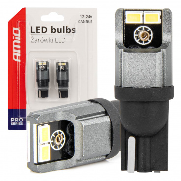 LED-Glühbirnen CANBUS 3020 4SMD T10 W5W W10W 12V/24V AMIO-03717