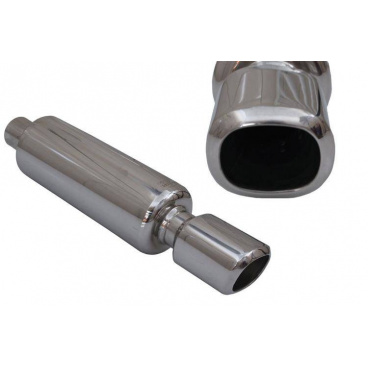 Endschalldämpfer TurboWorks 80x92mm Eingang 57mm Endschalldämpfer TurboWorks 80x92mm Eingang 57mm