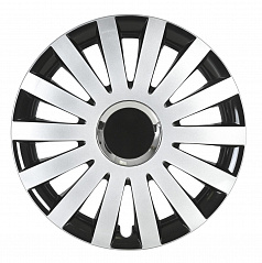 Radkappen für Auto SAIL 15 Zoll schwarz-silber