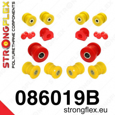 Honda Civic 1992-95 StrongFlex Satz Silentblöcke für die Vorderachse, nur 14 Stück Honda Civic 1992-95 StrongFlex Satz Silentblöcke für die Vorderachse, nur 14 Stück