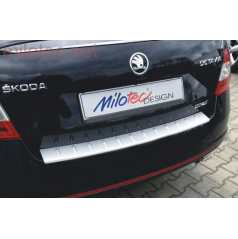 Fünfte Türschwelle mit Vorsprüngen, ABS-Silber Škoda Octavia III RS Limousine 2013+