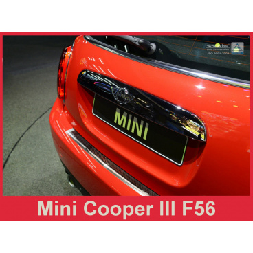 Carbon-Abdeckung – Schwellenschutz für die hintere Stoßstange Mini Cooper III F 56 2014+