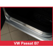 Edelstahl-Abdeckungsset-Heckstoßstangenschutz+Türschwellenschutzleisten VW Passat B7 Kombi 2011-14