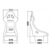 Sporthartschale Bimarco Dakar schwarz FIA-Homologation (Kunstleder)