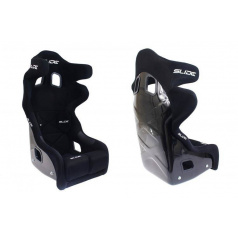 Sportsitz Slide RS7 FIA Wildleder Schwarz