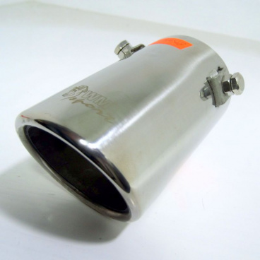 Edelstahl-Auspuffblende WM Sport 4B schräg Edelstahl-Auspuffblende WM Sport 4B schräg