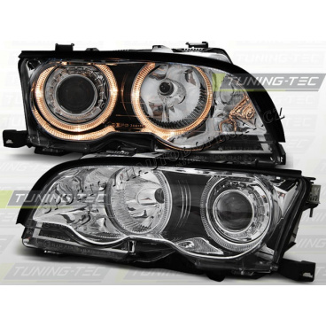 BMW E46 99–03 ANGEL EYES CHROME (LPBM81) – Coupé/Cabrio BMW E46 99–03 ANGEL EYES CHROME (LPBM81) – Coupé/Cabrio