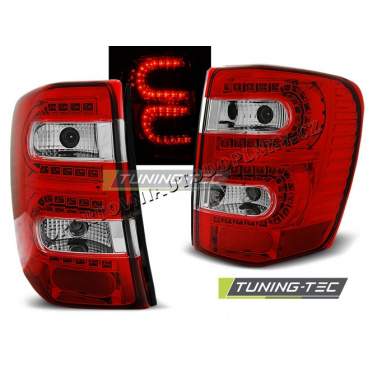 CHRYSLER JEEP GRAND CHEROKEE 1999-05.2005 rot-weiße LED-Rückleuchten CHRYSLER JEEP GRAND CHEROKEE 1999-05.2005 rot-weiße LED-Rückleuchten