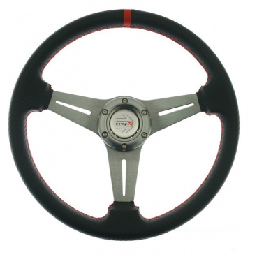 Sportlenkrad schwarz Carbon R 350 mm
