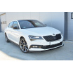 Spoiler unter der vorderen Stoßstange ver.2 für Škoda Superb Mk3, Maxton Design (glänzend schwarzer ABS-Kunststoff)