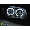 BMW E87/E81/82/88 04–11 KLARES VORDERE LICHTER ANGEL EYES SCHWARZ (CCFL)