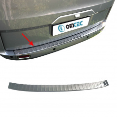 Edelstahl-Heckstoßstangenabdeckung Omtec Ford Tranzit, Tourneo Custom 2013+