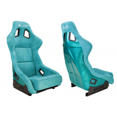 Sportsitz SLIDE KS2 Premium Meeresblau Velours & Meeresblau Glitzer