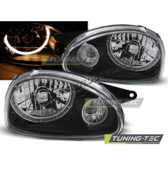 OPEL CORSA B 02.1993-10.2000 ANGEL EYES SCHWARZE FRONTKLARE LICHTER