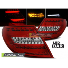 Mercedes C-Klasse W204 Limousine 2007-10 Rückleuchten rot weiß LED BAR