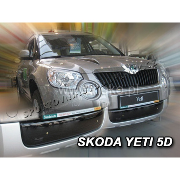 Winterscheibe - Kühlerabdeckung Škoda Yeti 5 Türen. 2009+ (unten)