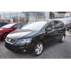 Edelstahlabdeckung - schwarzer Schwellenschutz für die Heckstoßstange des Volkswagen Sharan II 2010+