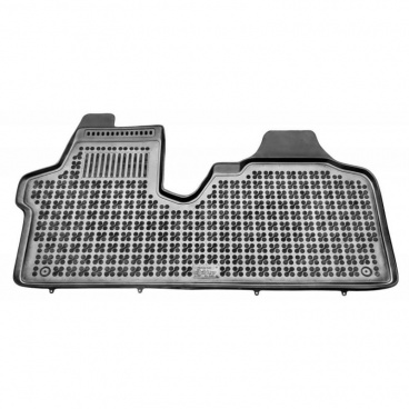 Gummi-Fußmatten, Fiat SCUDO II, 2006–2016, vorne mit zusätzlichem Material auf der Fahrerseite Gummi-Fußmatten, Fiat SCUDO II, 2006–2016, vorne mit zusätzlichem Material auf der Fahrerseite