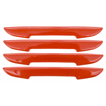 Selbstklebender Türschutz DELTA rot 4 Stk Selbstklebender Türschutz DELTA rot 4 Stk