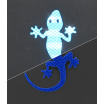 Selbstklebendes Dekor GECKO blau