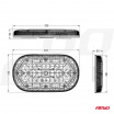 Mini LED-Lichtleiste WLB78 Magnet 293x171mm R65 R10 48LED 12/24V IP56