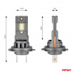 LED-Lampen X4-Serie AVIATOR H7/H18 6500K max 44W AMIO-03764