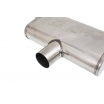 Mittlerer hinterer Schalldämpfer 63,5mm TurboWorks LT 304SS 355mm