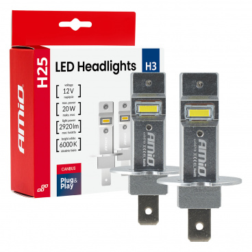 LED-Autolampen Serie H25 CANBUS H3 12V 20W LED-Autolampen Serie H25 CANBUS H3 12V 20W