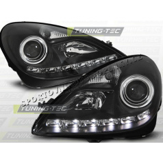 MERCEDES SLK R171 2004–11 FRONT CLEAR LIGHTS DAYLIGHT LED BLACKVehicle Parts & Accessories, Car Parts, External Lights & Indicators!