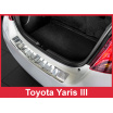 Edelstahl-Abdeckungsset-Heckstoßstangenschutz+Türschwellenschutzleisten Toyota Yaris III 2014-16