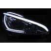 Peugeot 208 04.2012-06.2015 Tube Light, verchromte klare Frontleuchten