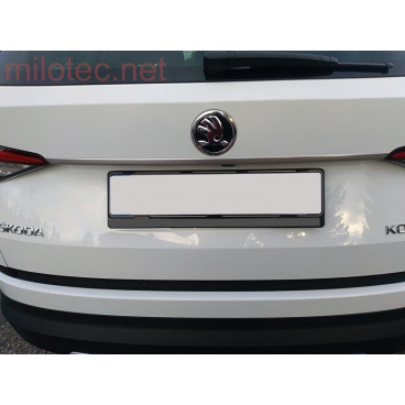 Leiste über dem hinteren Nummernschild, Alu Brush, Škoda Kodiaq, 2016+