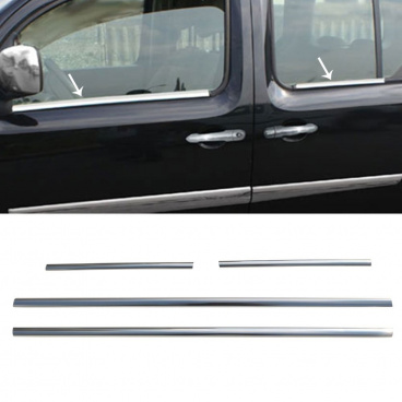 Renault Kangoo II 2008-2023 Türschutzbügel Edelstahl Renault Kangoo II 2008-2023 Türschutzbügel Edelstahl