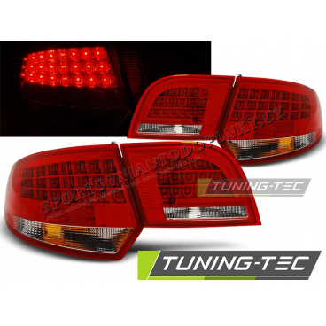 AUDI A3 8P 2004-08 Sportback Rückleuchten rot weiße LED